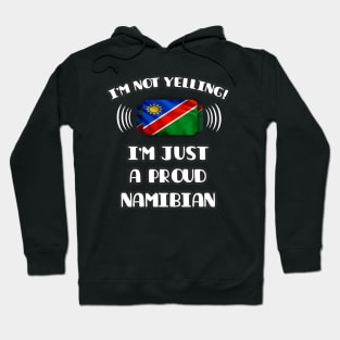 I'm Not Yelling I'm A Proud Namibian - Gift for Namibian With Roots From Namibia Hoodie